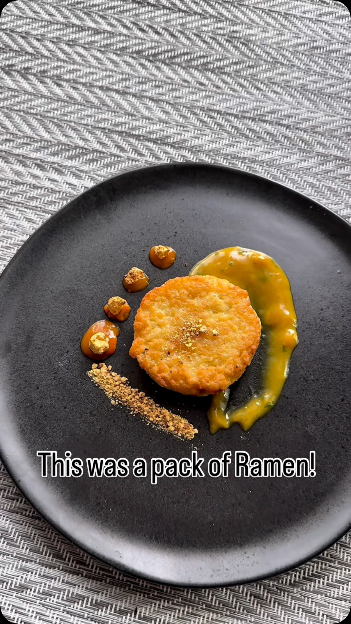 I turned a pack of instant ramen into a fancy plated dish, and it was ...