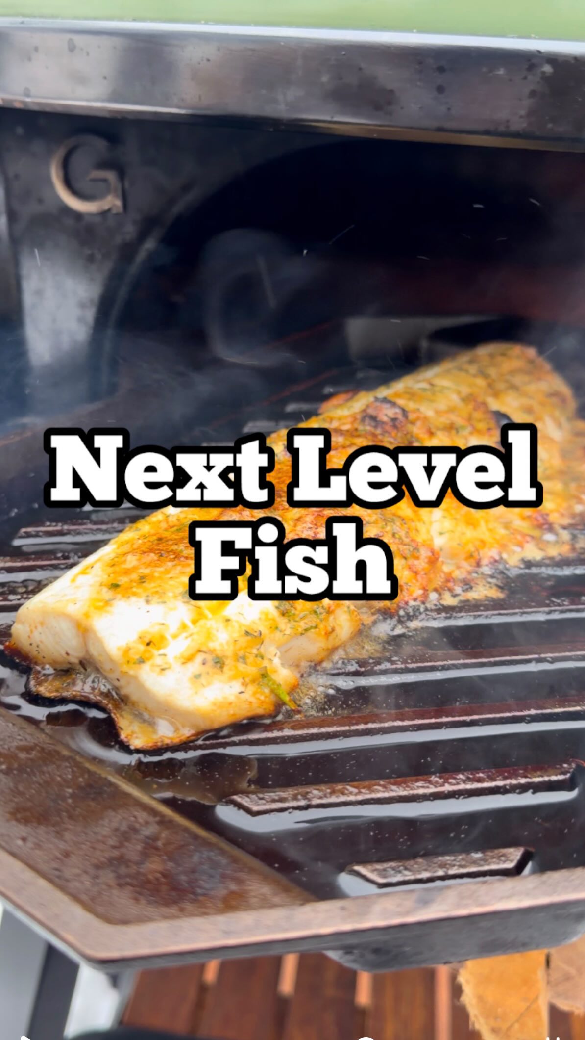 The perfect way to grill some amazing fish. 🪵🔥 I absolutely love fish ...