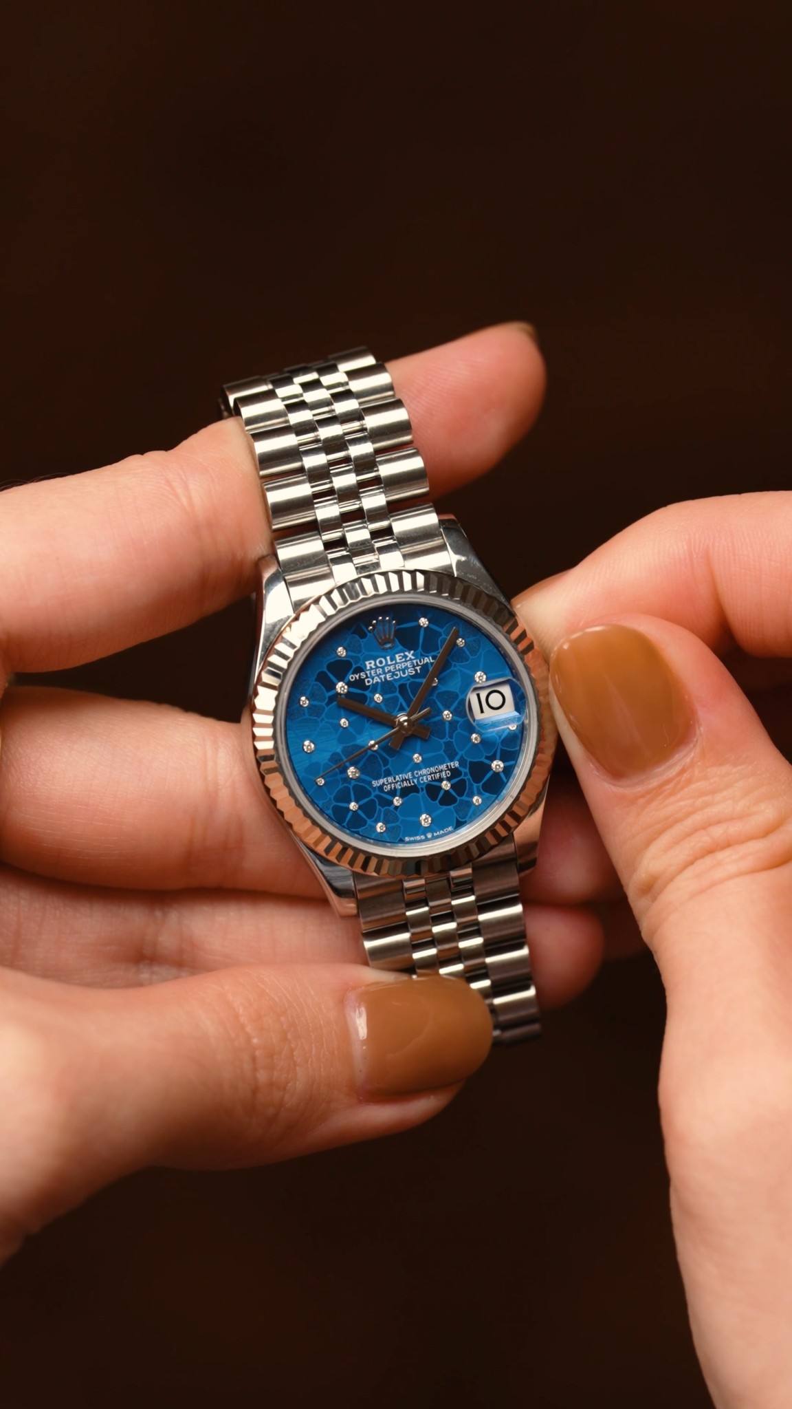 Rolex Datejust 31 “Sakura Blue” – 31mm (Ref. 278274) Blooming with