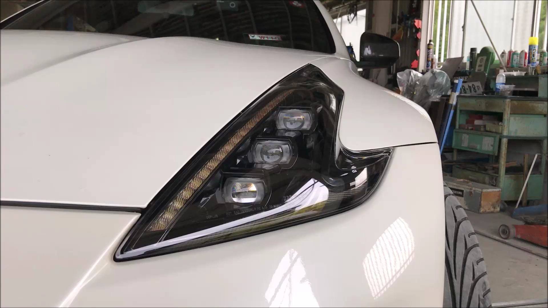 78works スカイラインv36 Z34 後期用ヘードライト