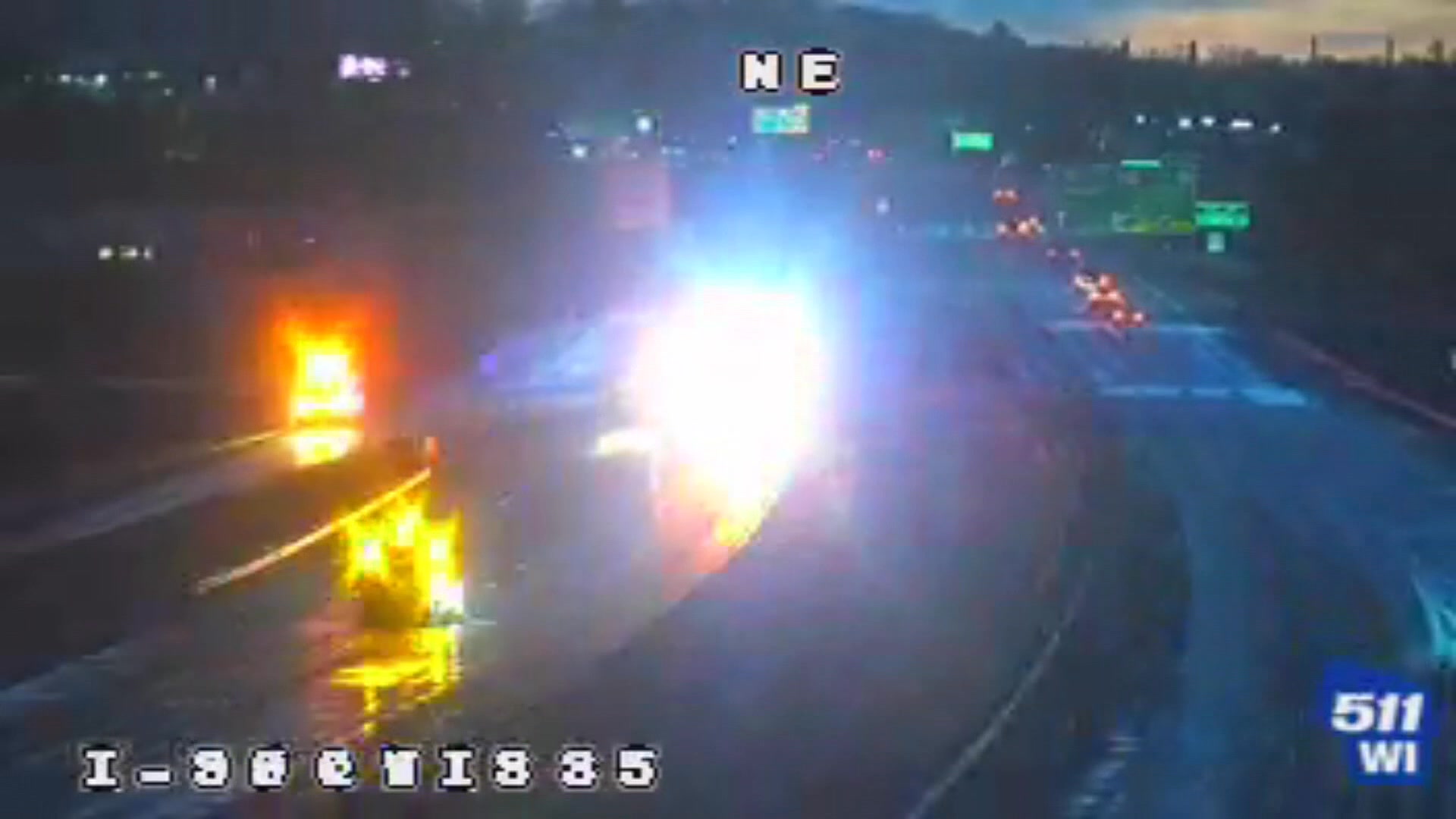 BREAKING: Crash closes I-90 West at Exit 3. Traffic is being diverted ...