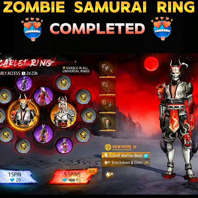 RINさん専用ページ♡ 🤩 Free Free New Scarlet Ring Event Spin 🔥 || Free New Event Spin
