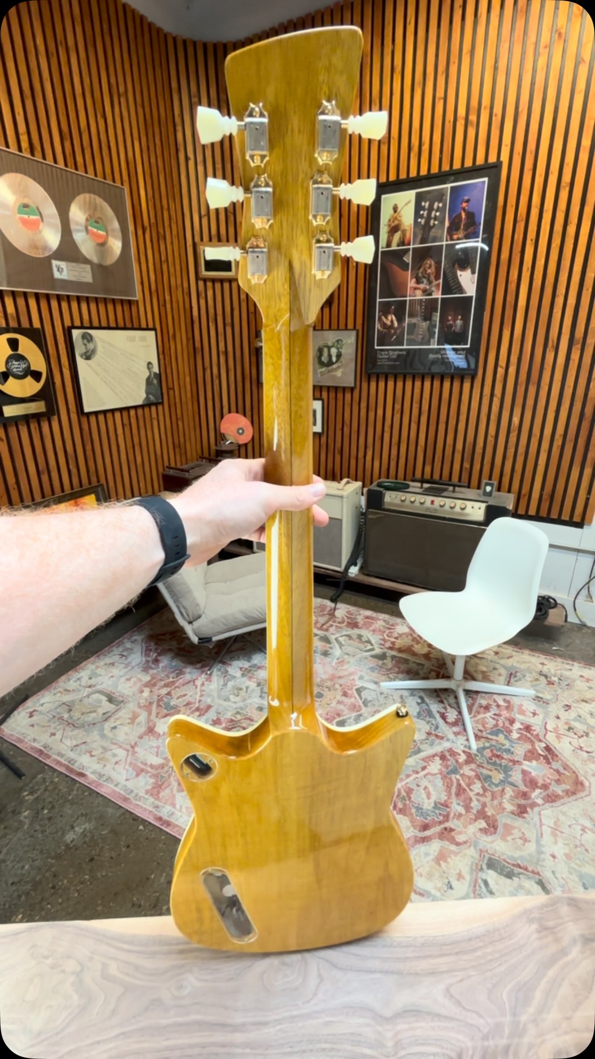 Frank - Our first lefty! This Signature Model features a beautiful
