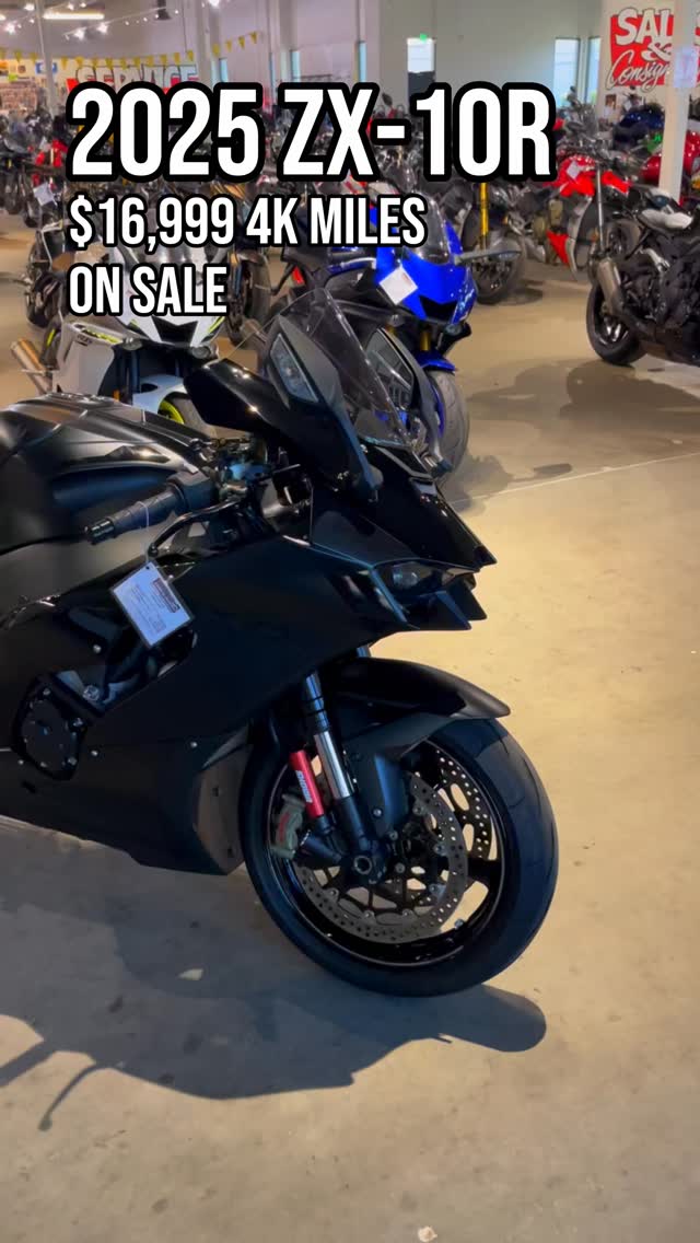 おおもりページ ON SALE! 2025 Kawasaki Ninja ZX-10R $16,999.00 4,991 Miles Stock