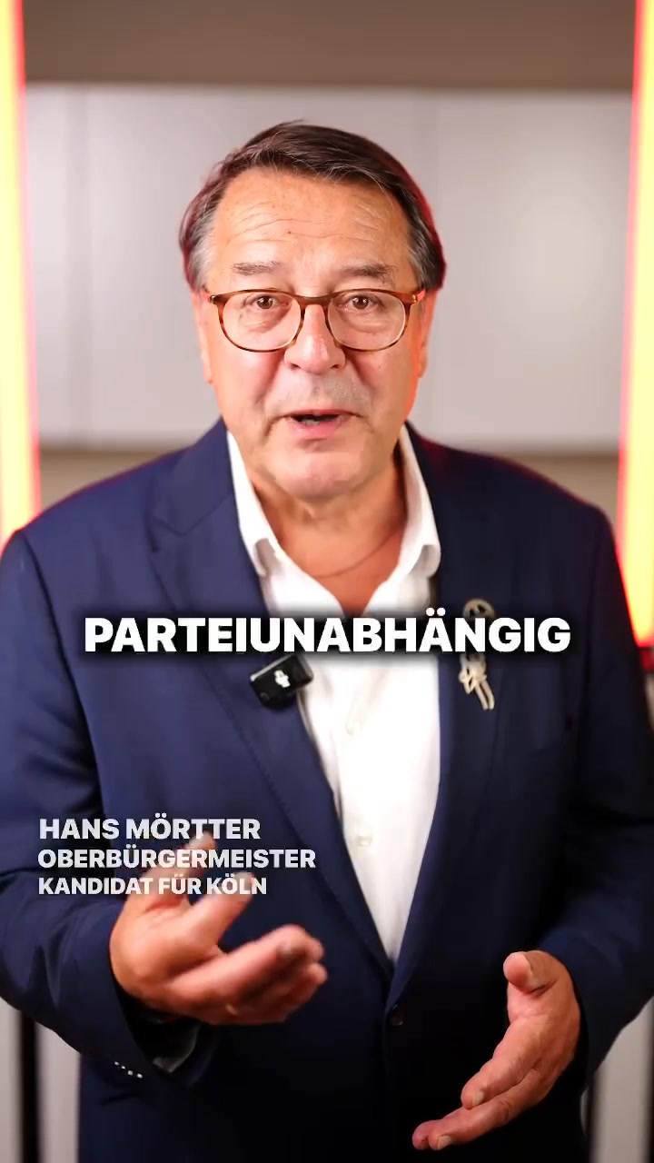 Meine Ansage als OB-Kandidat | Hans Mörtter | Facebook