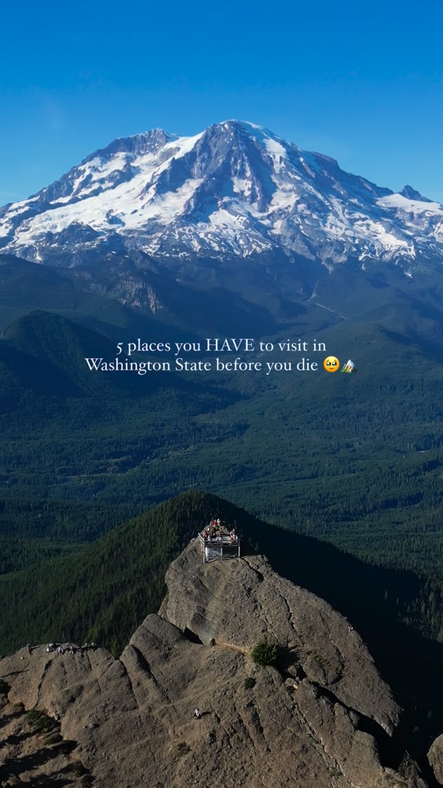 Where to go in Washington State and what to do in each place! 🏔️⬇️ 📍 ...