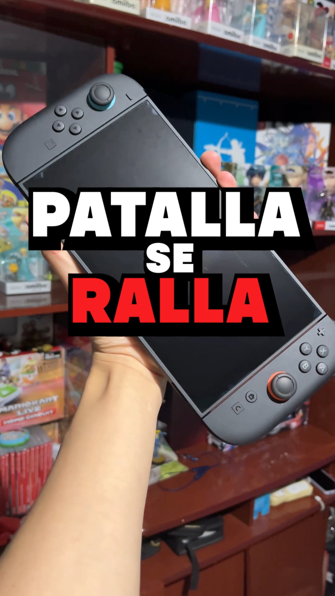 La pantalla de switch 2 se ralla SOLA En este video corto veremos si la ...