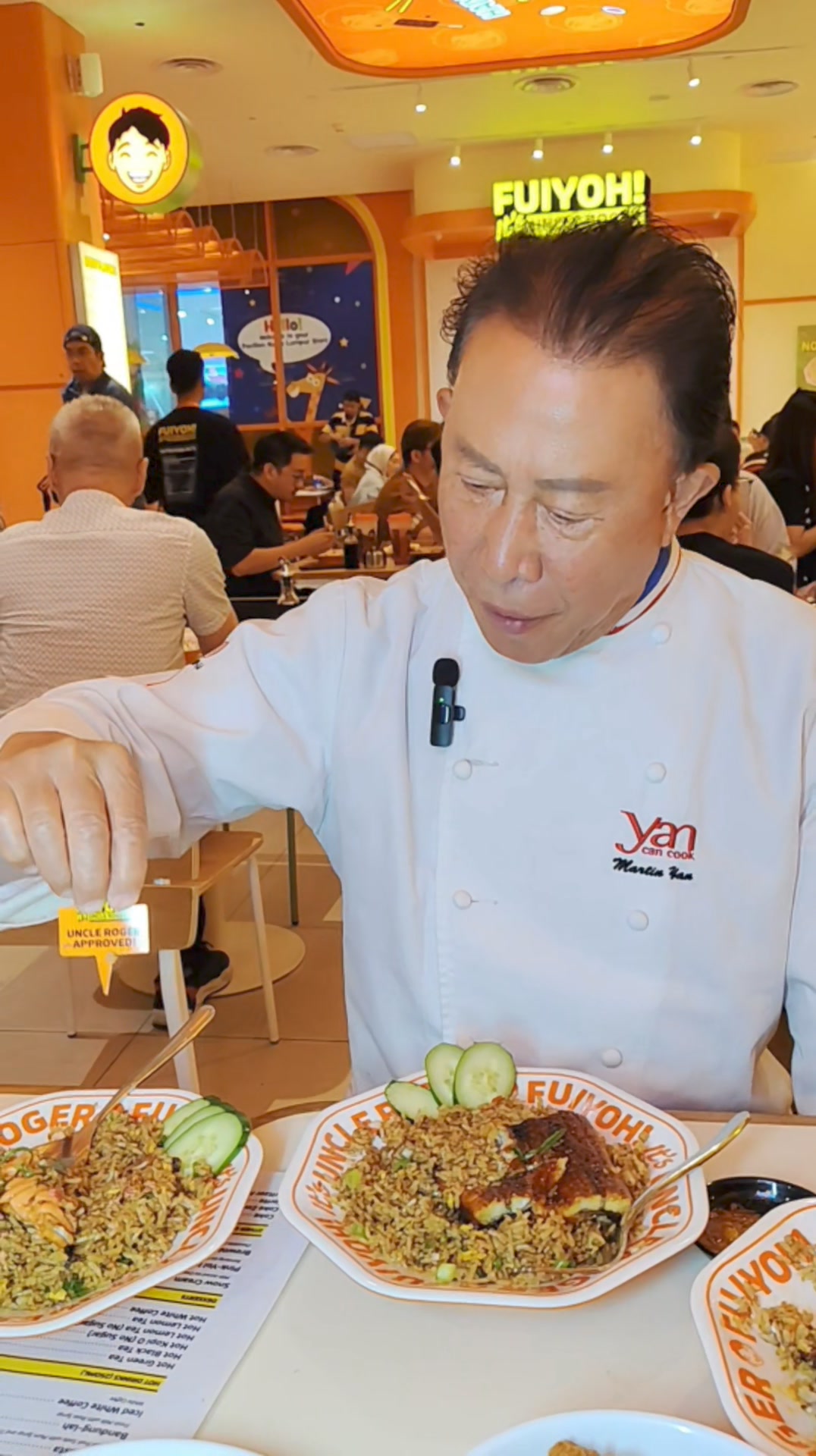 Fuiyoh or Haiya for Uncle Roger's Egg Fried Rice by Chef Martin Yan ...
