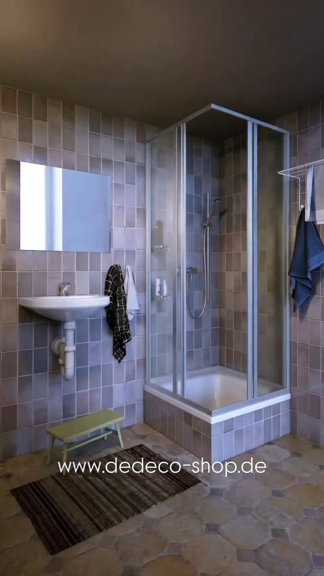 Renovierung kann auch schnell und einfach gehen!, Hier werden die vorhanden Fliesen einfach mit unseren Alu-Rückwänden überklebt. Die Kombi aus Stein V4 und Marmor V1 passt perfekt zusammen. Ein Tag