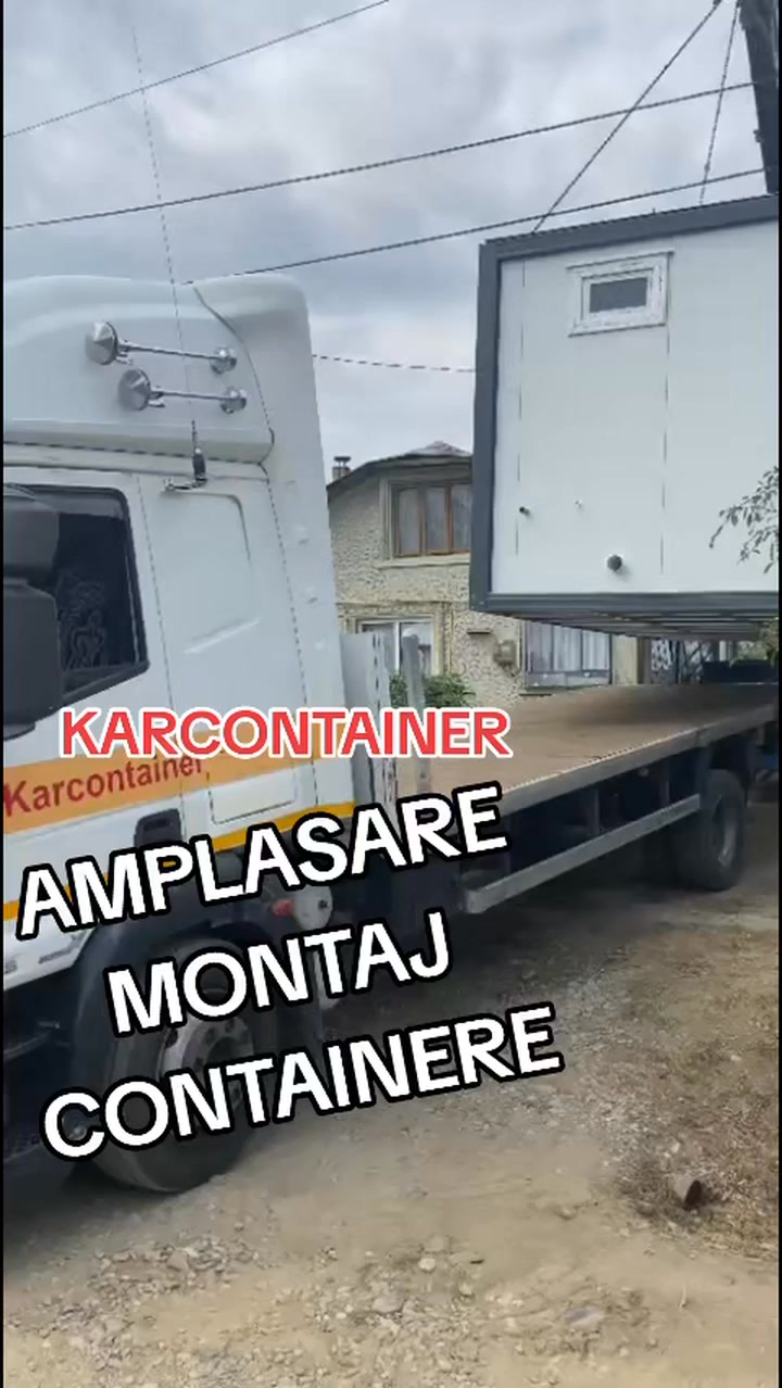 🏠 Container modular 8×3 m – 2 camere + baie complet utilată! ️ ...
