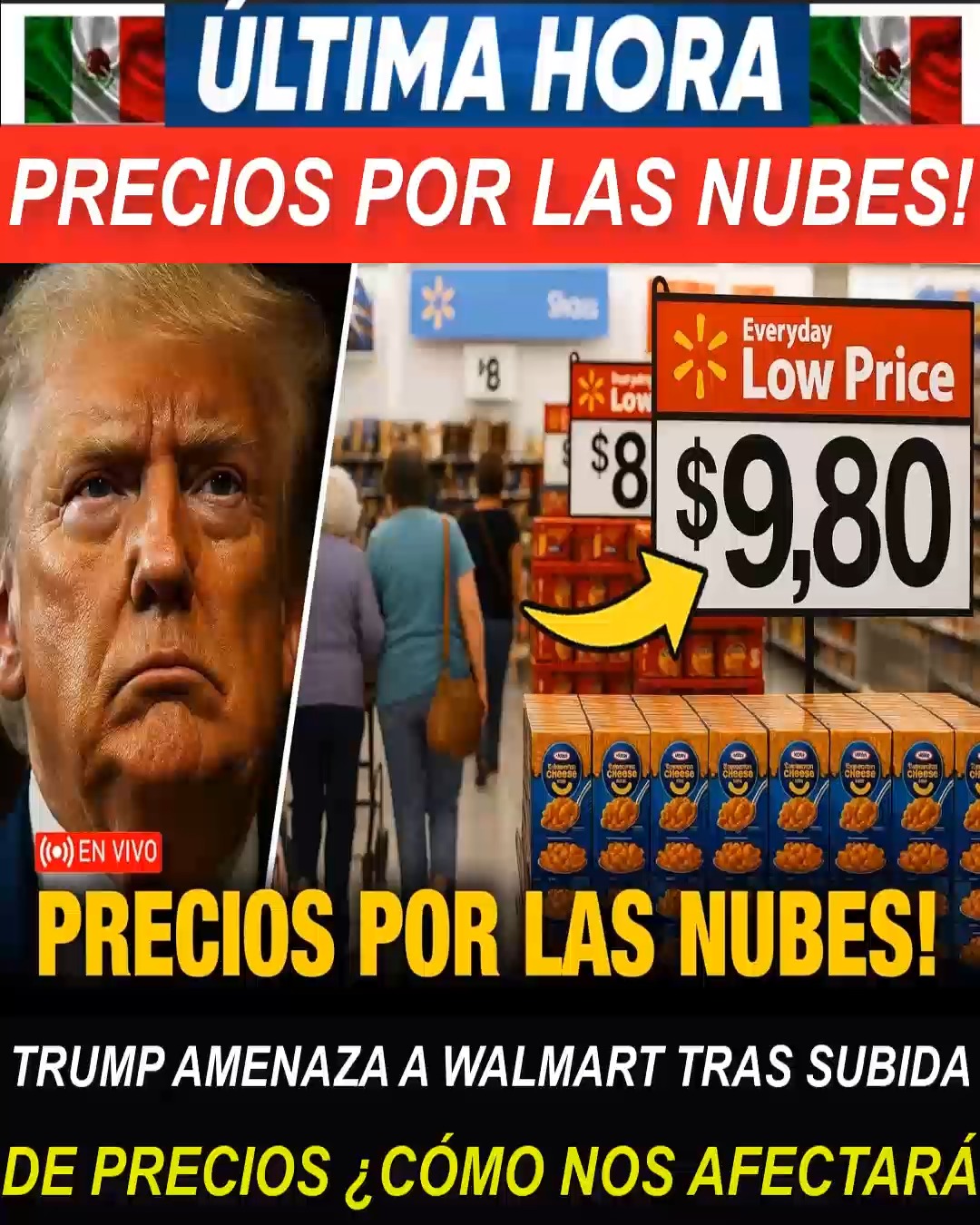 Trump lanza advertencia a Walmart por alza de precios! Qué significa ...