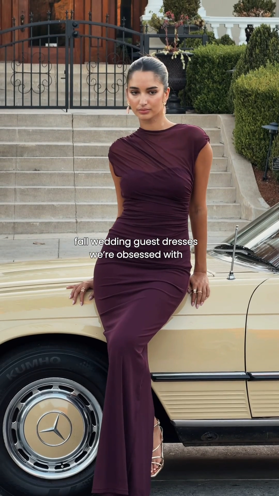 the dresses you'll want to wear while your coolest friends get married on a rooftop 🌆 shop wedding guest dresses for fall weddings here: https://lulus.visitlink.me/VVEs8t ✨, #fallwedding 