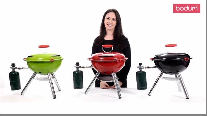 Grill sur la route dans le style avec l'élégant, portable FYRKAT