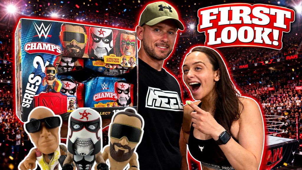 We Got WWE CHAMPS Series 2 Blind Boxes BEFORE Anyone Else