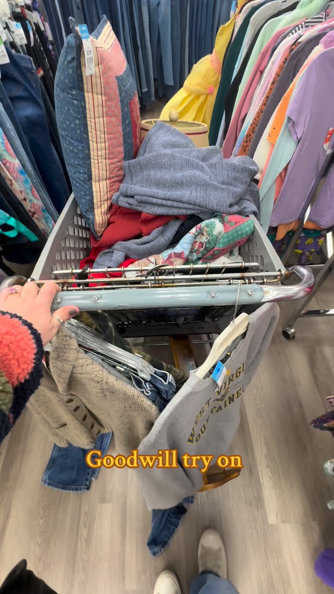 Goodwill try on. 🤎 #goodwill #thrifted #thriftedclothing # ...