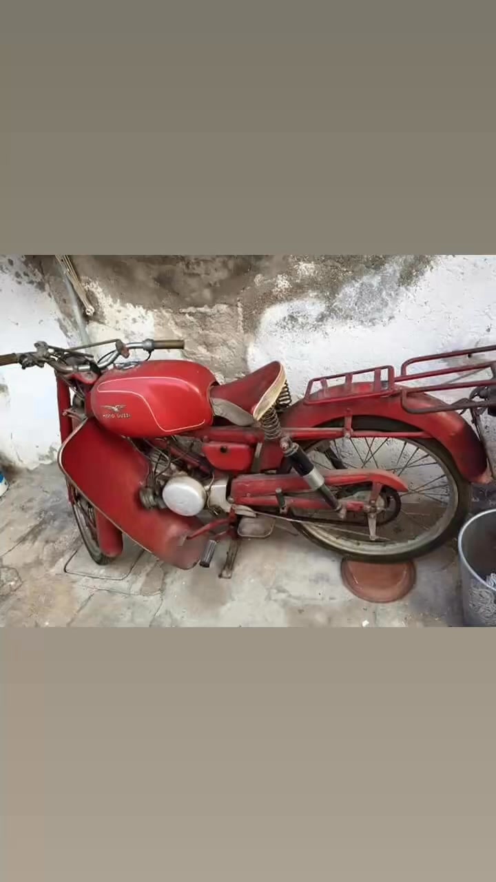 Step back in time with this stunning vintage Moto Guzzi. Every