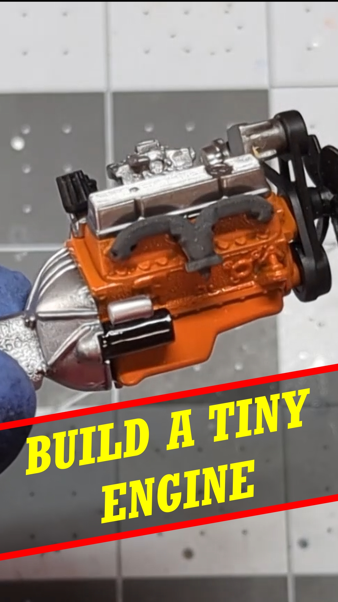 1/10 RC FI OHV DDW V8 H FDエンジン