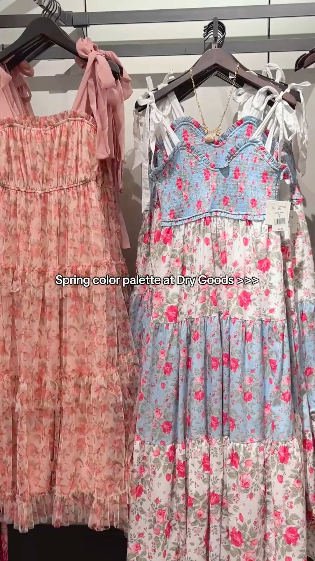 open lace back dress Prosperina Darcy Cotton Maxi Dress In La France Dianthus Pink