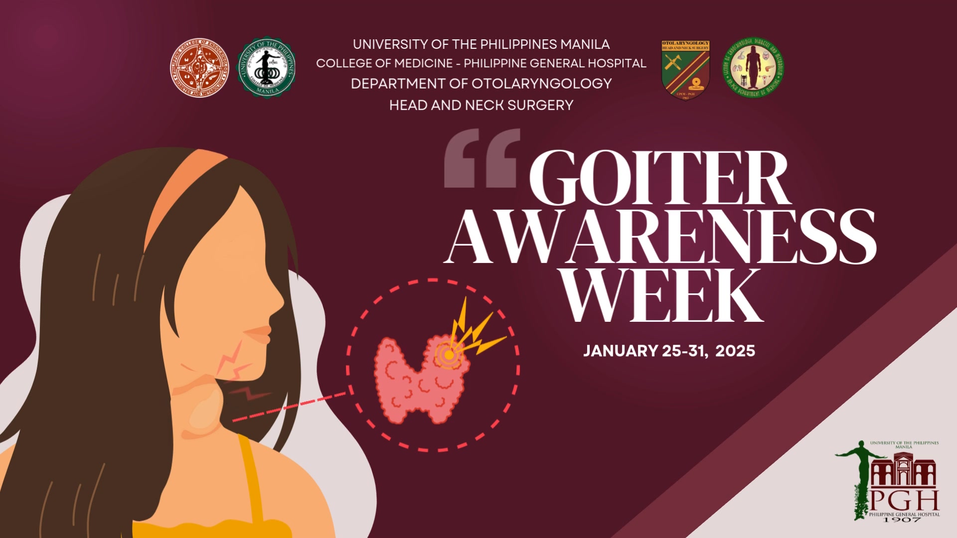 The UPCM-PGH Dept. of Otolaryngology Head and Neck Surgery in ...