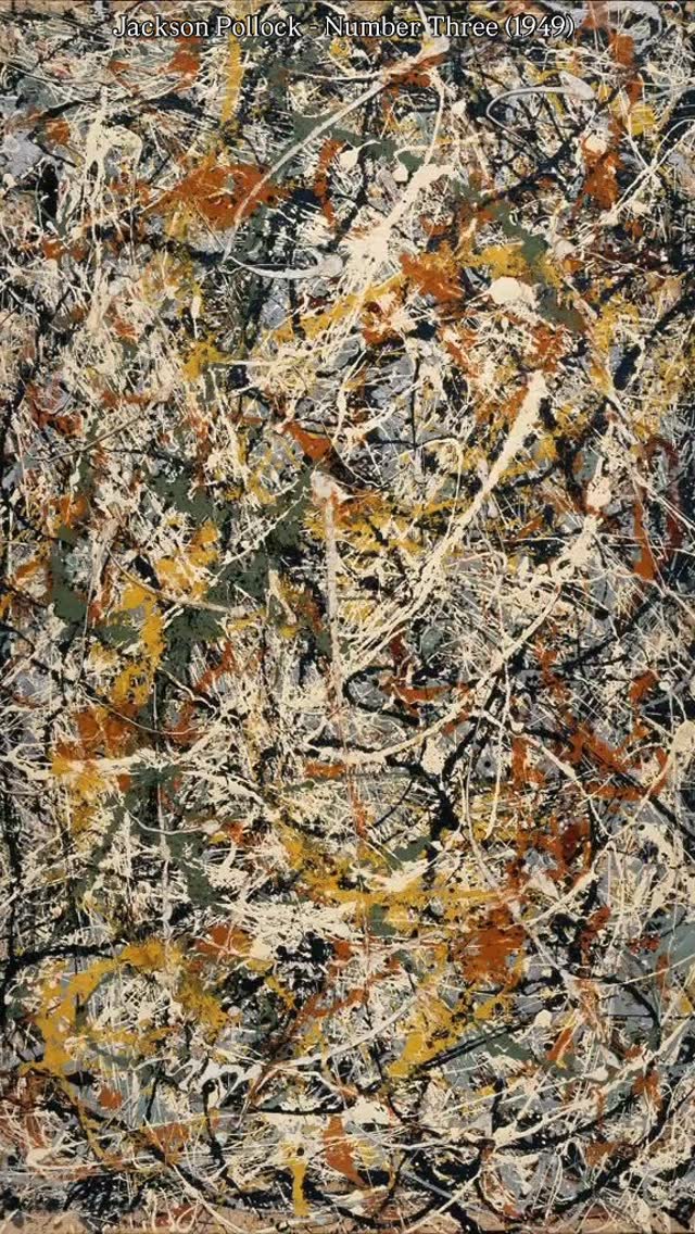 Jackson Pollock No. 5, 1948 #jacksonpollock #pollock