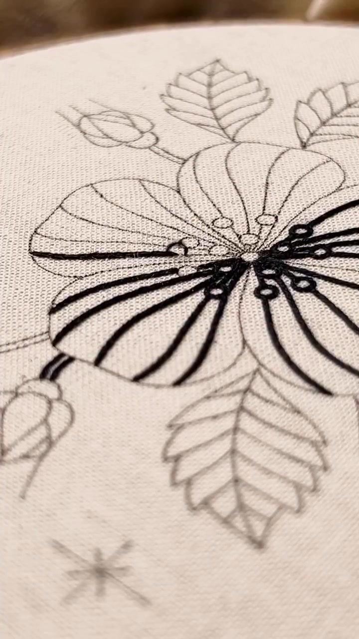 Viral 3D Rose embroidery 🌹 #viralreelsシ #foryouシ #viralreels