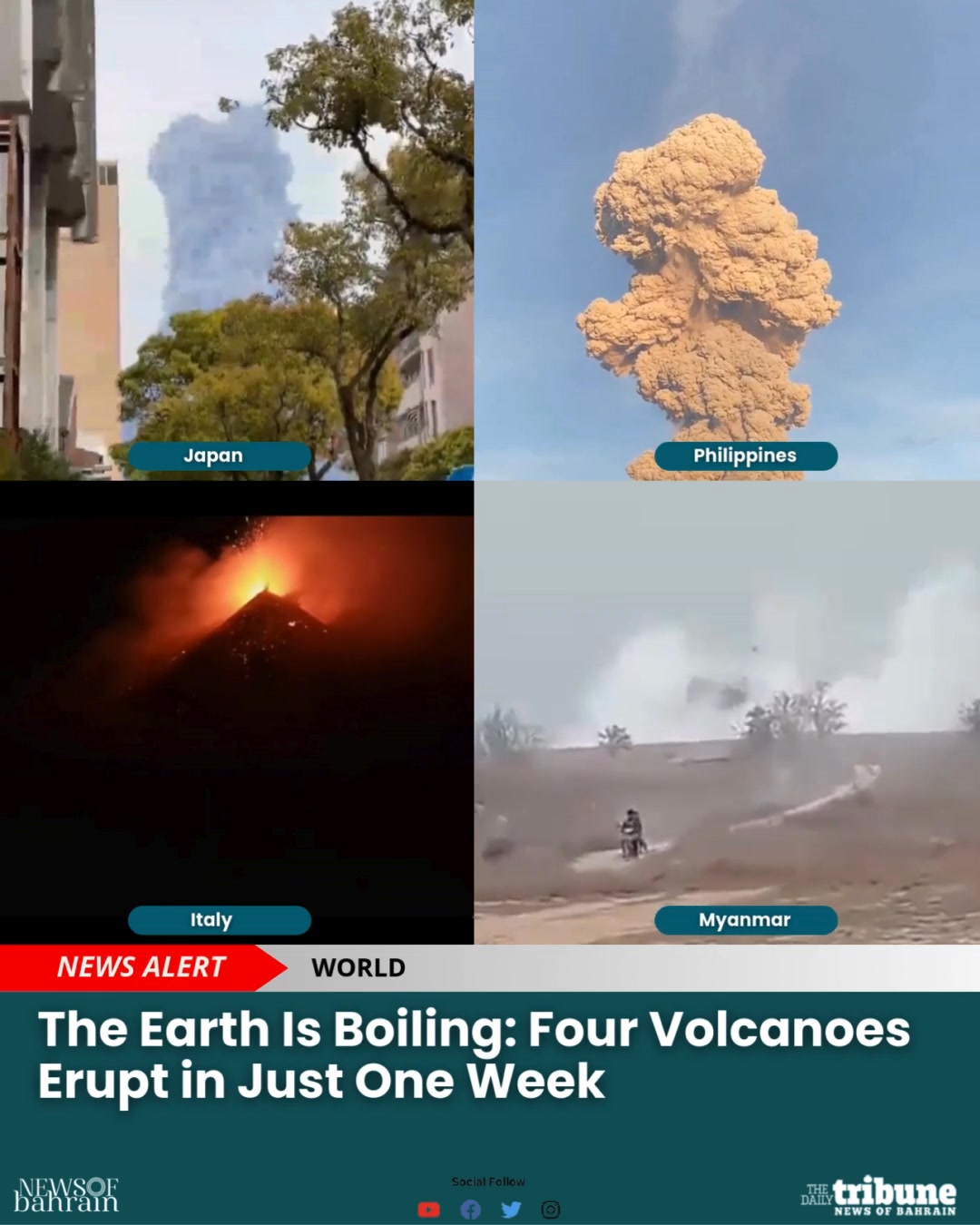 Is the planet sending a message? 🌍 The earth is rumbling across ...
