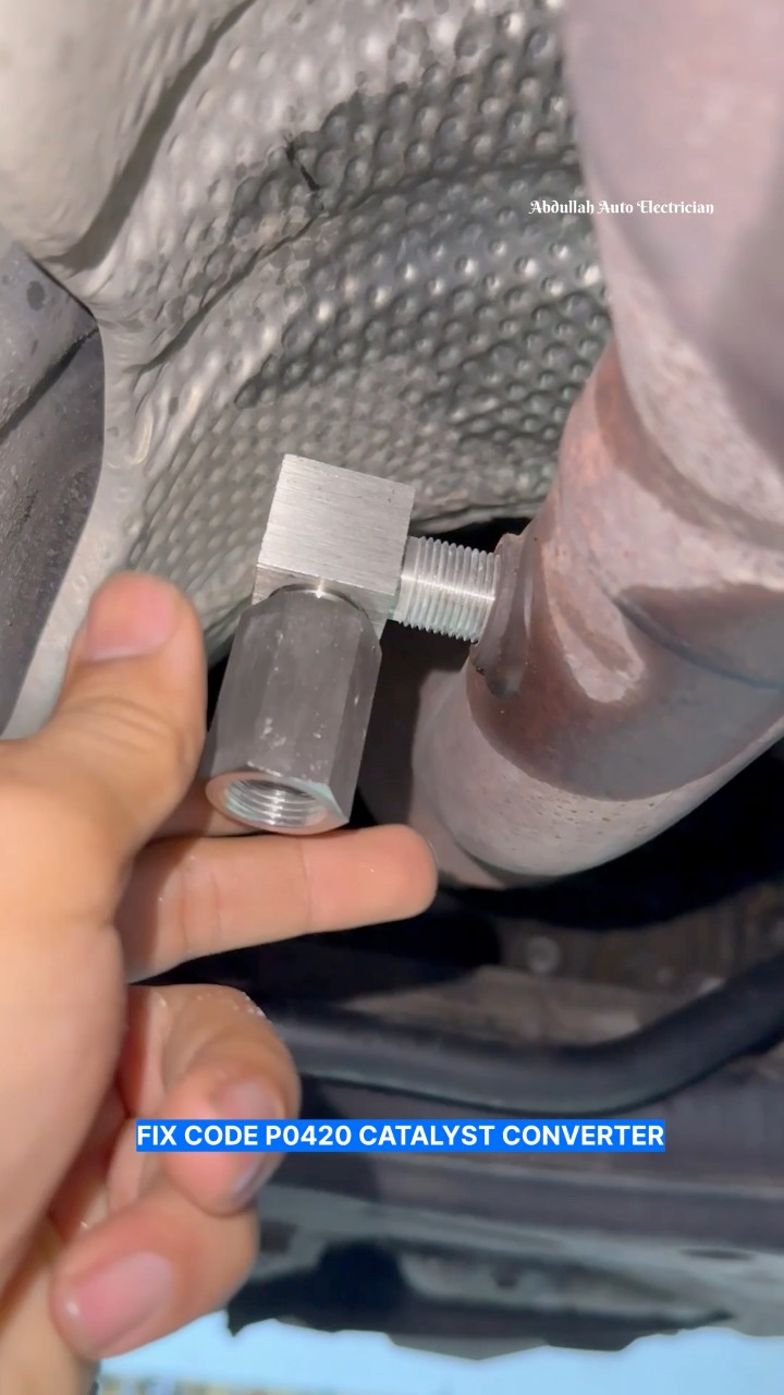 How To Fix Code P0420 Catalytic Converter Bypass Oxygen Sensor 2 #p0420 ...
