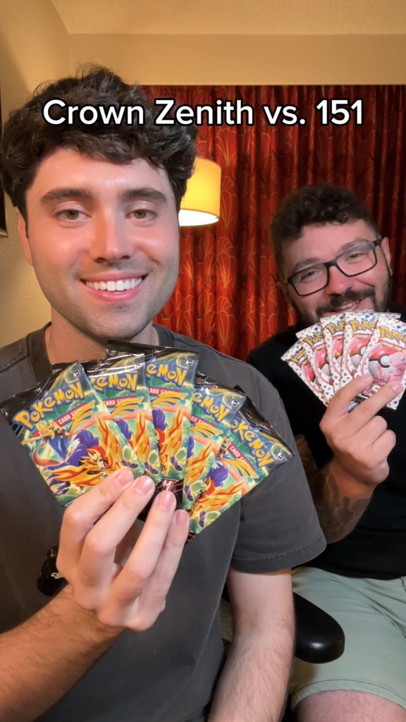 Crown Zenith Vs. 151 @EliPokéRips #pokemoncards | KyKy Rips | Facebook