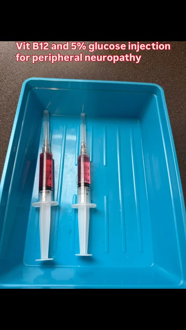 peripheral neuropathy b12 injections pain treated with one session and 5% glucose , ultrasound guided hydrodissection. 50% pain relief after 1st session. , #baysidemelbourne #footandankleexpert Folic Acid (B9) Injection Malnutrition SIZE:50ml