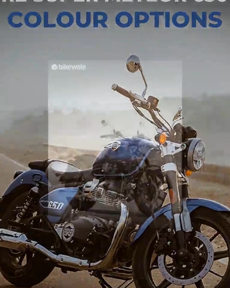Here are the colour options for the new Royal Enfield Super Meteor 650 ...
