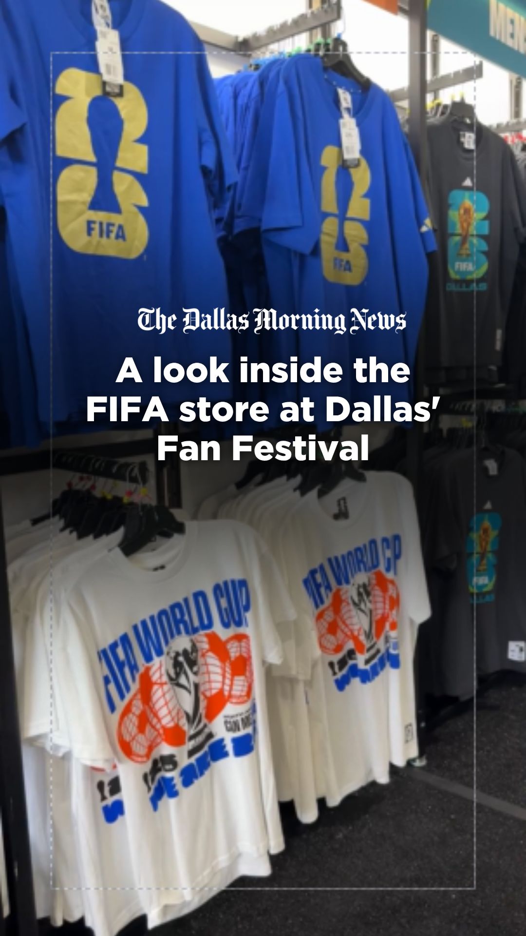 Here's a look inside the FIFA store at Dallas' Fan Festival. This
