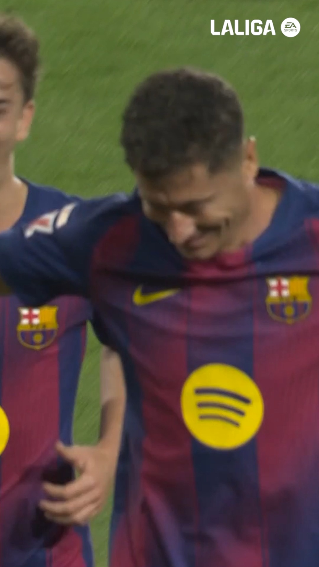 Robert Lewandowski's last goal for Barça 🇵🇱 #LaLigaHighlights