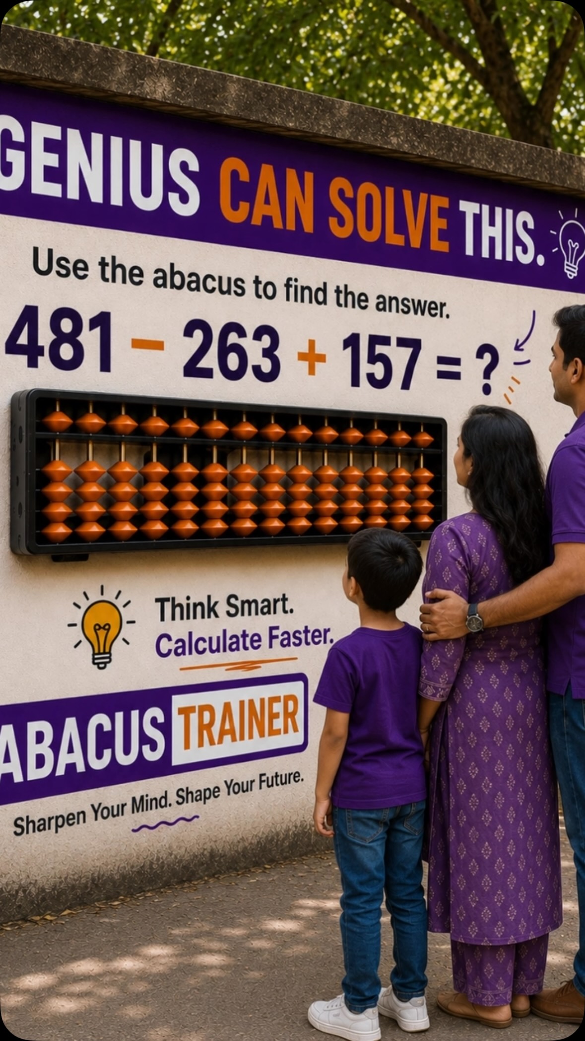 Did you solve your kids ? #abacus #kidslearning #mathskills