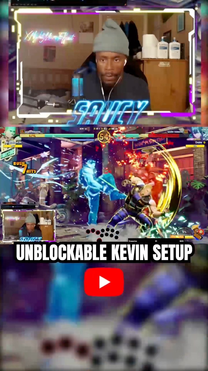 UNBLOCKABLE setup with Kevin in fatal fury #xnightmareeffect #fyp #fypシ ...