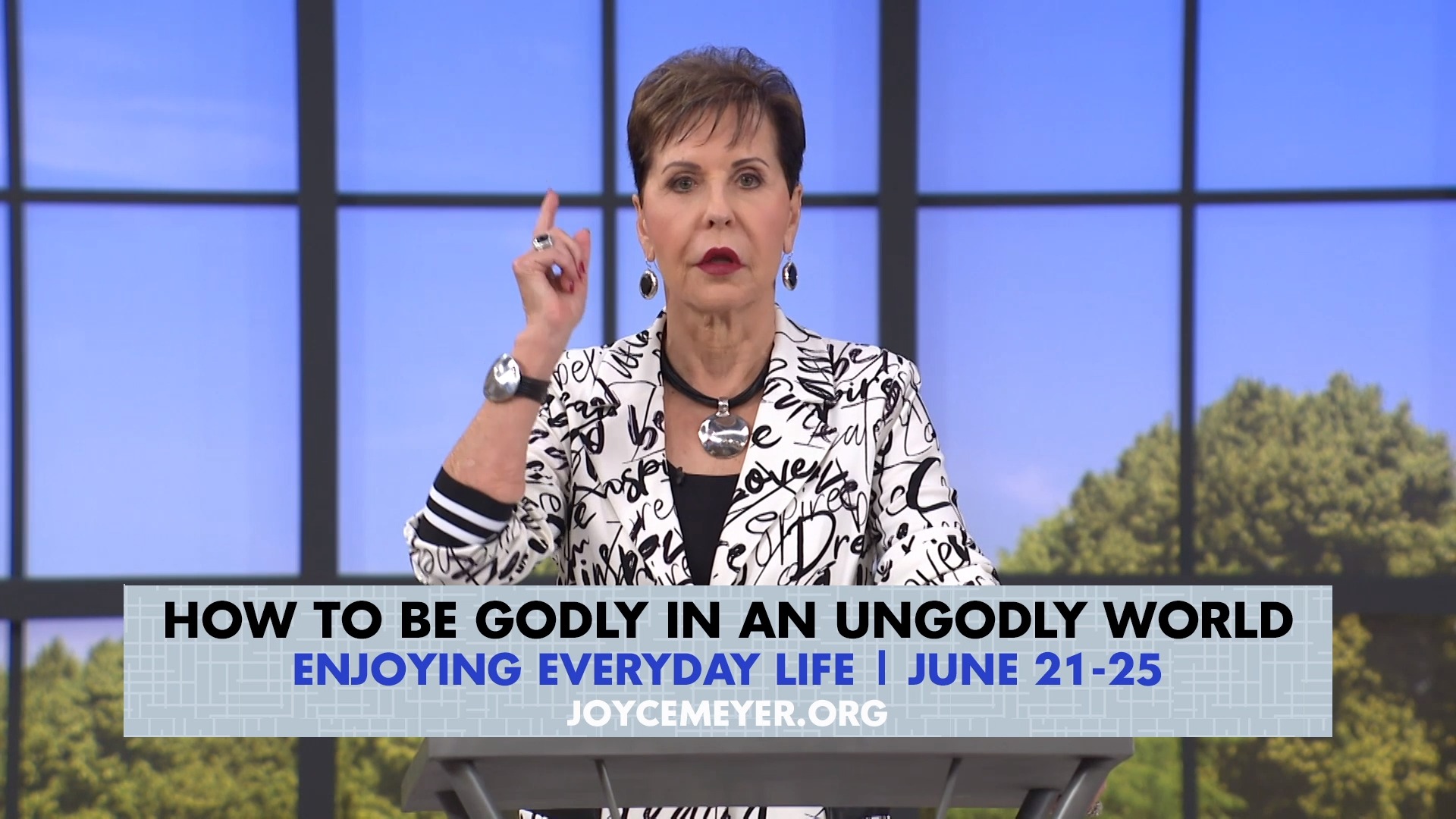 Joyce Meyer Ministries How To Be Godly In An Ungodly World This Week On Enjoying Everyday Life Facebook