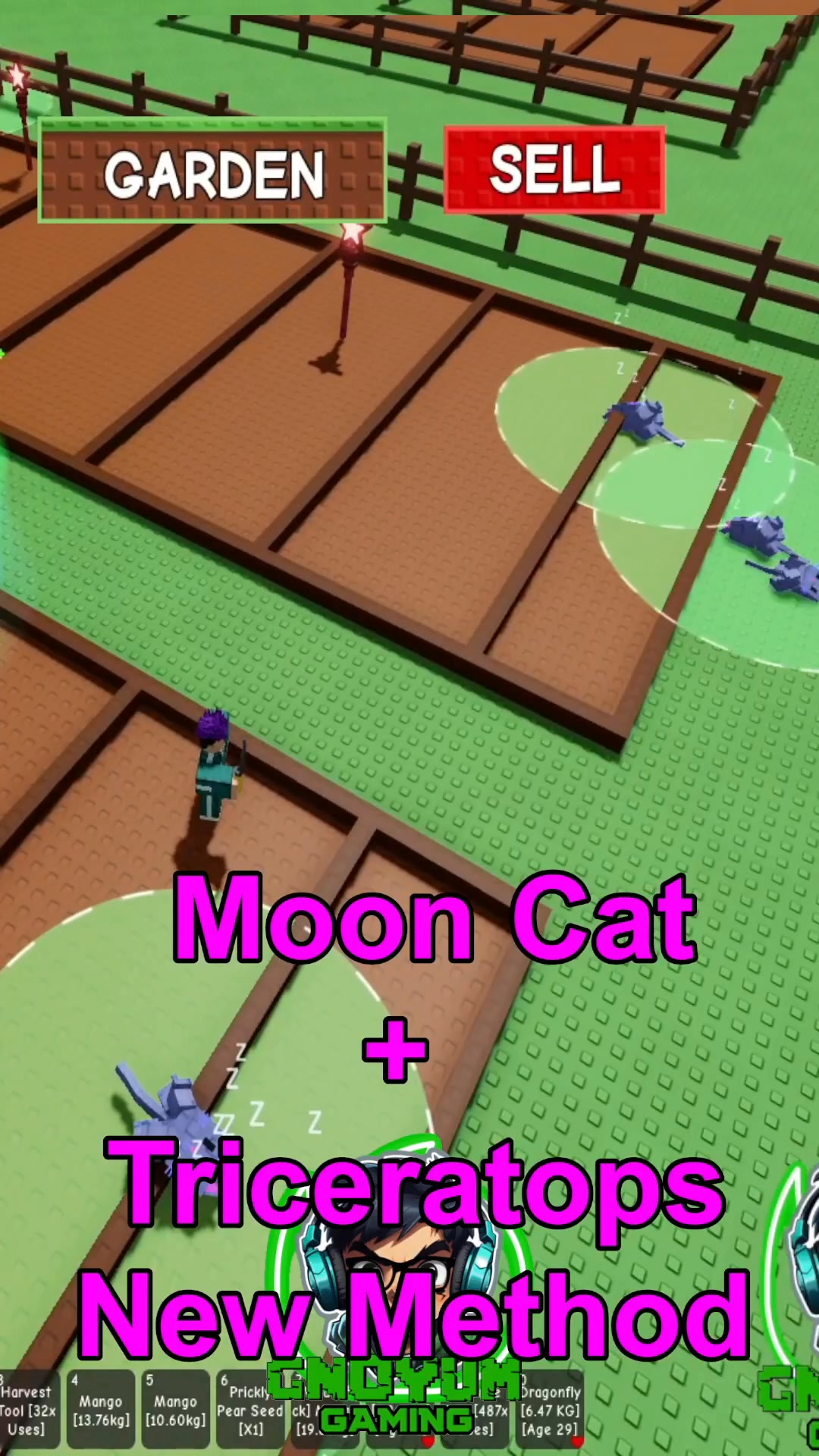Moon Cat + Triceratops = New Method in Grow a Garden #roblox # ...