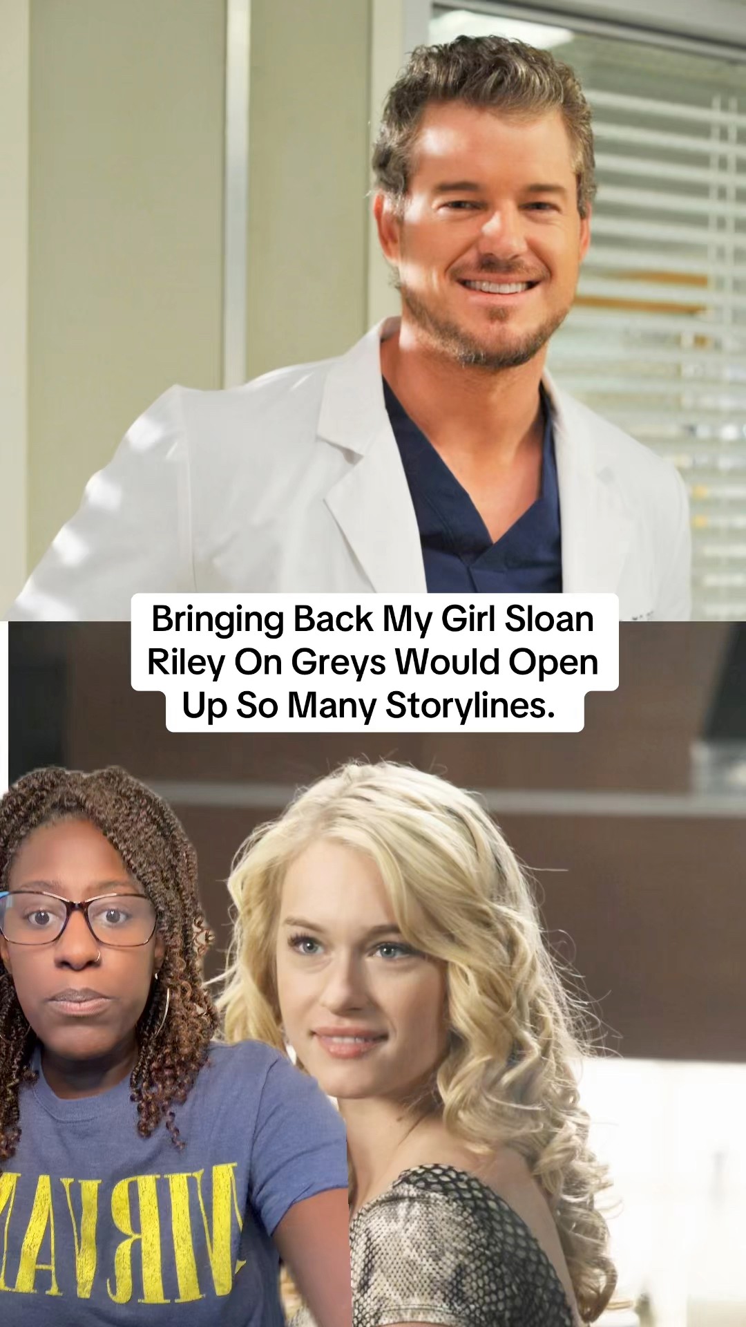 Bringing in Sloan could be really cool and give a : greys next gen feel ...