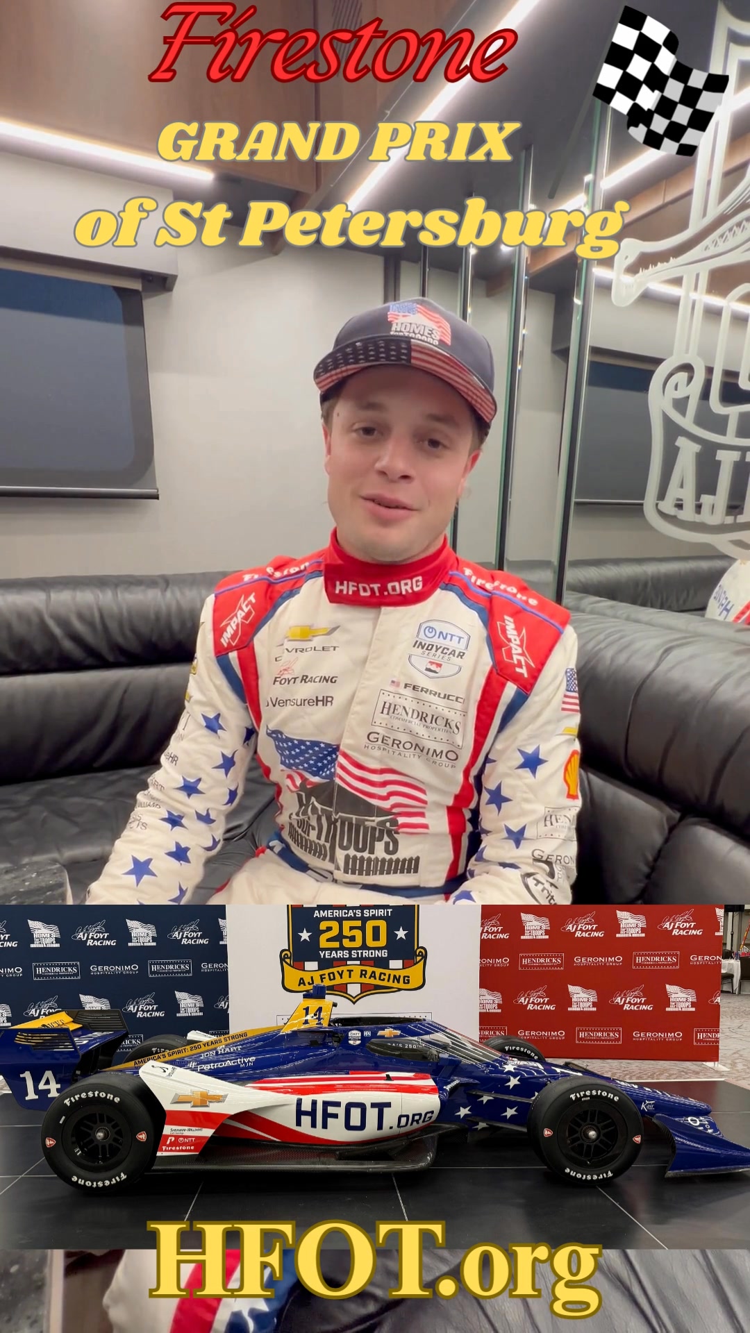 Excited for #14 HFOT Patriotic Chevy to take Center Stage at the Grand ...