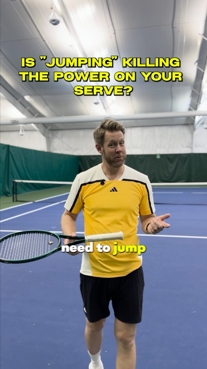 do you actually need to jump on your serve??👀 comment “MPH” for more ...