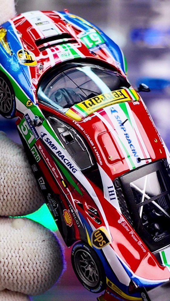The latest Tarmac Works X IXO Modelcars HOBBY64 Ferrari 488 GTE