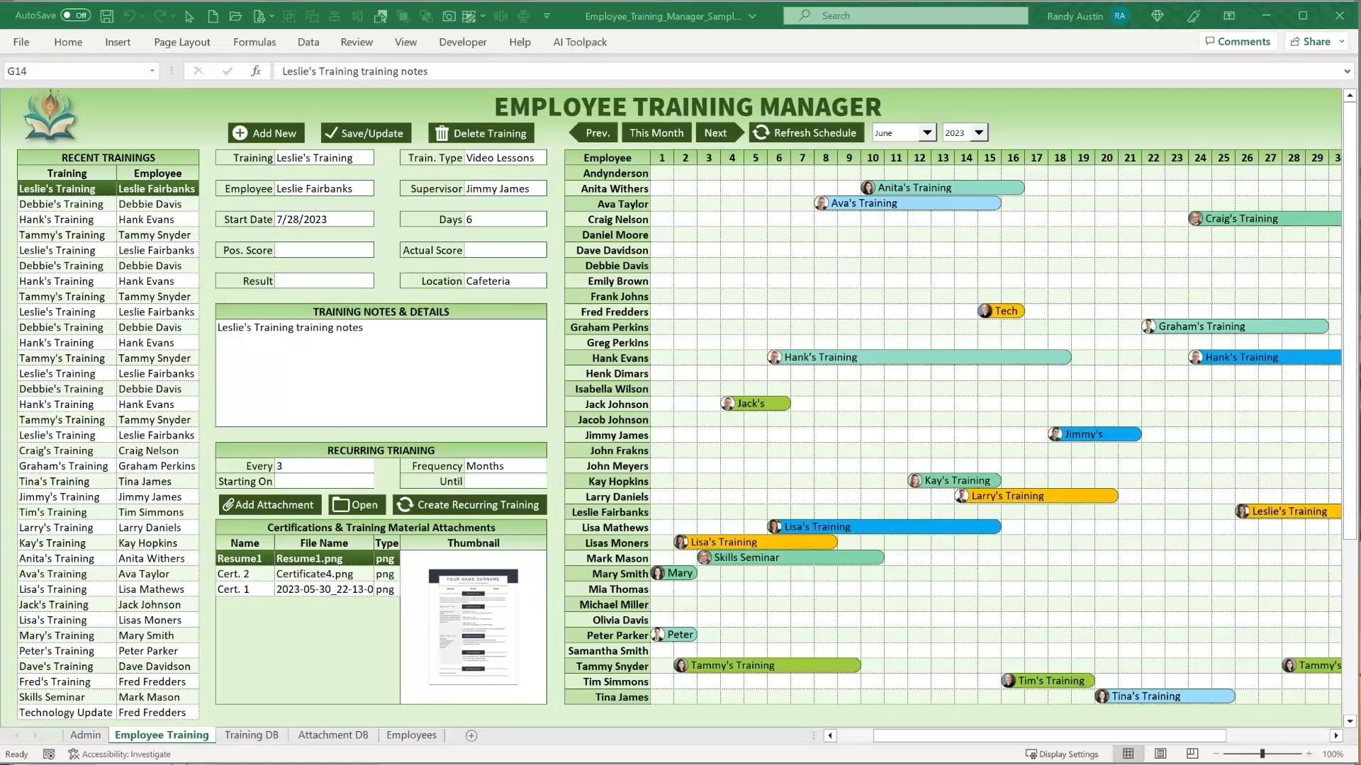 As teams grow, training schedules, progress tracking, and documents ...