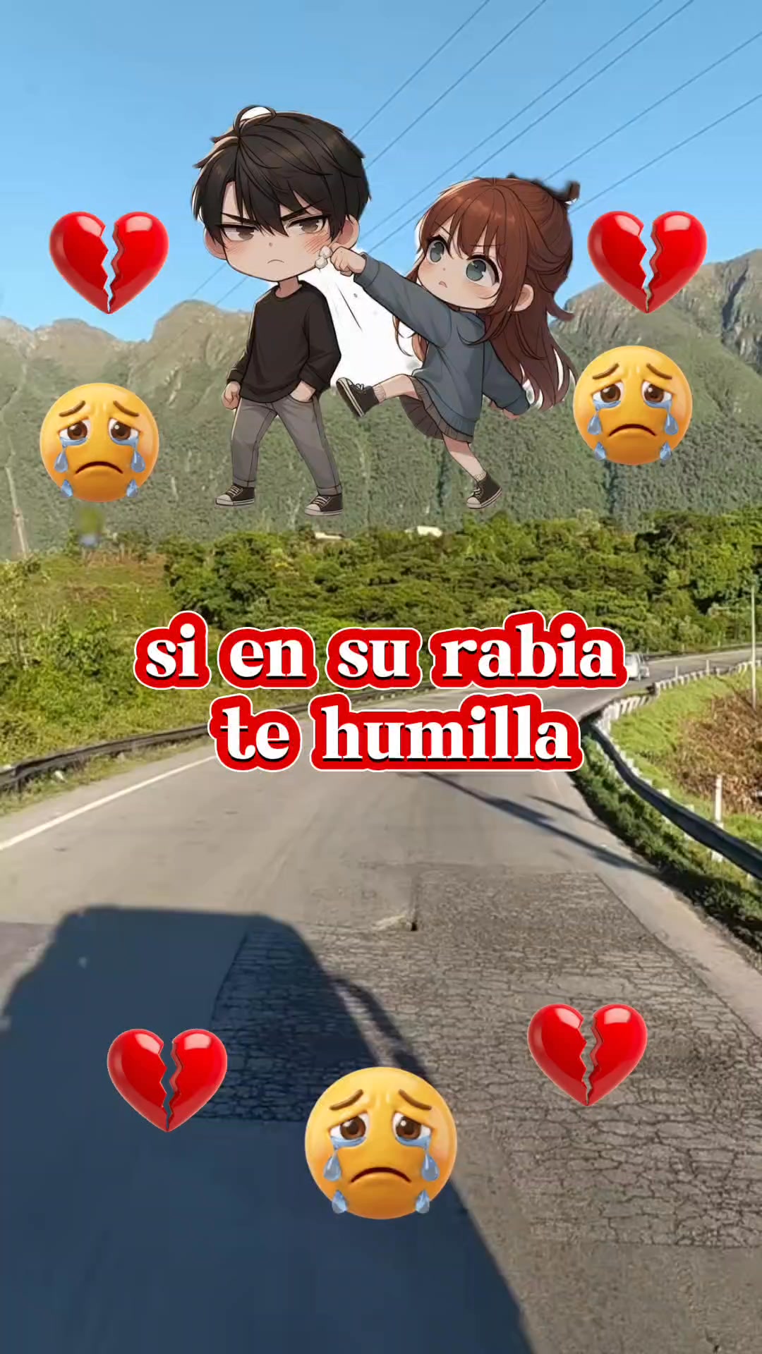 Sin su rabia te humilde hacia su enojo te desprecia entonces no te ama ...