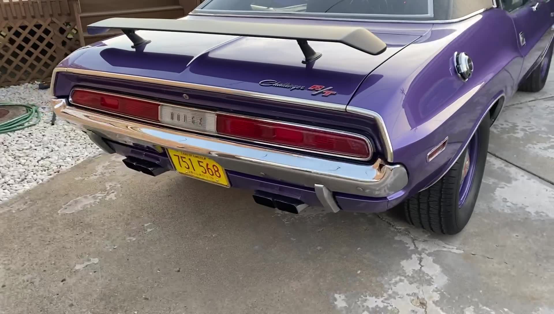 1970 Dodge Challenger R/T Plum Crazy Purple restoration
