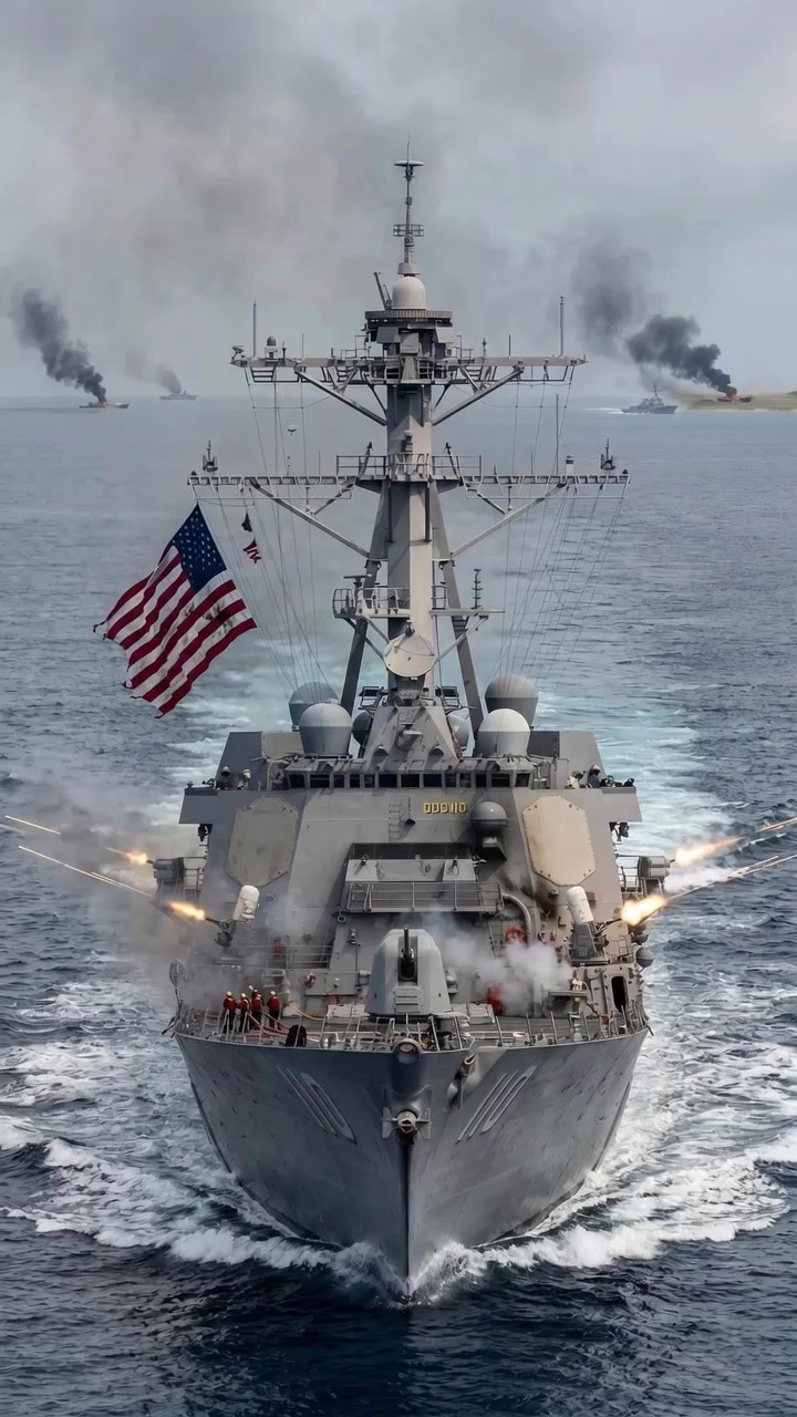 USS William P. Lawrence (DDG-110) attack in the war #war