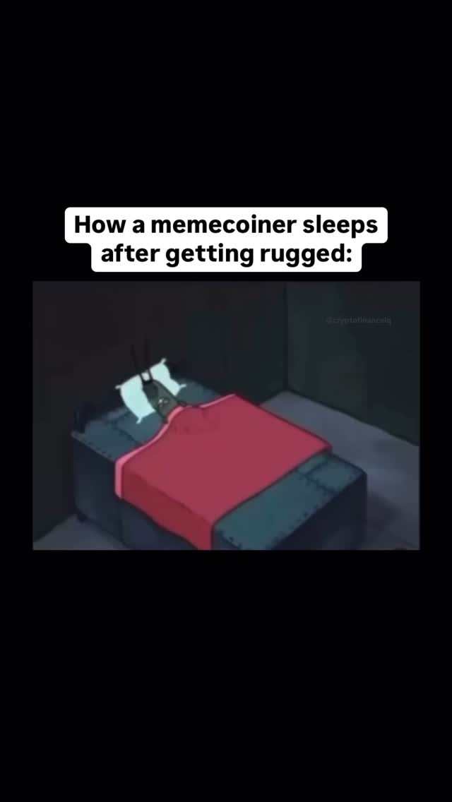 Download pump fun app link in bio 📲 . How a memecoiner sleeps after ...
