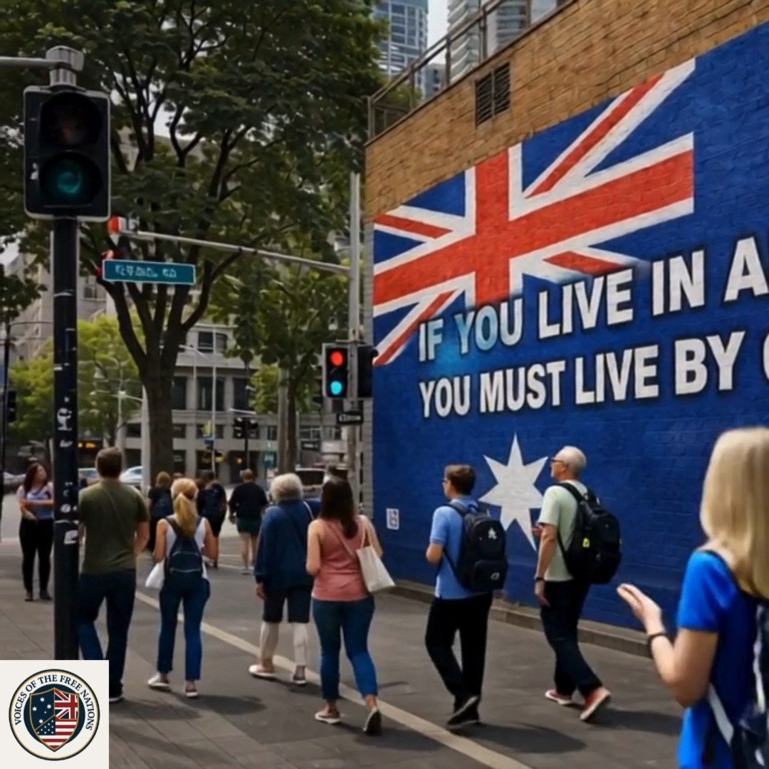 If you live in Australia, you must live by our laws. 🇦🇺⚖️ Respect the ...