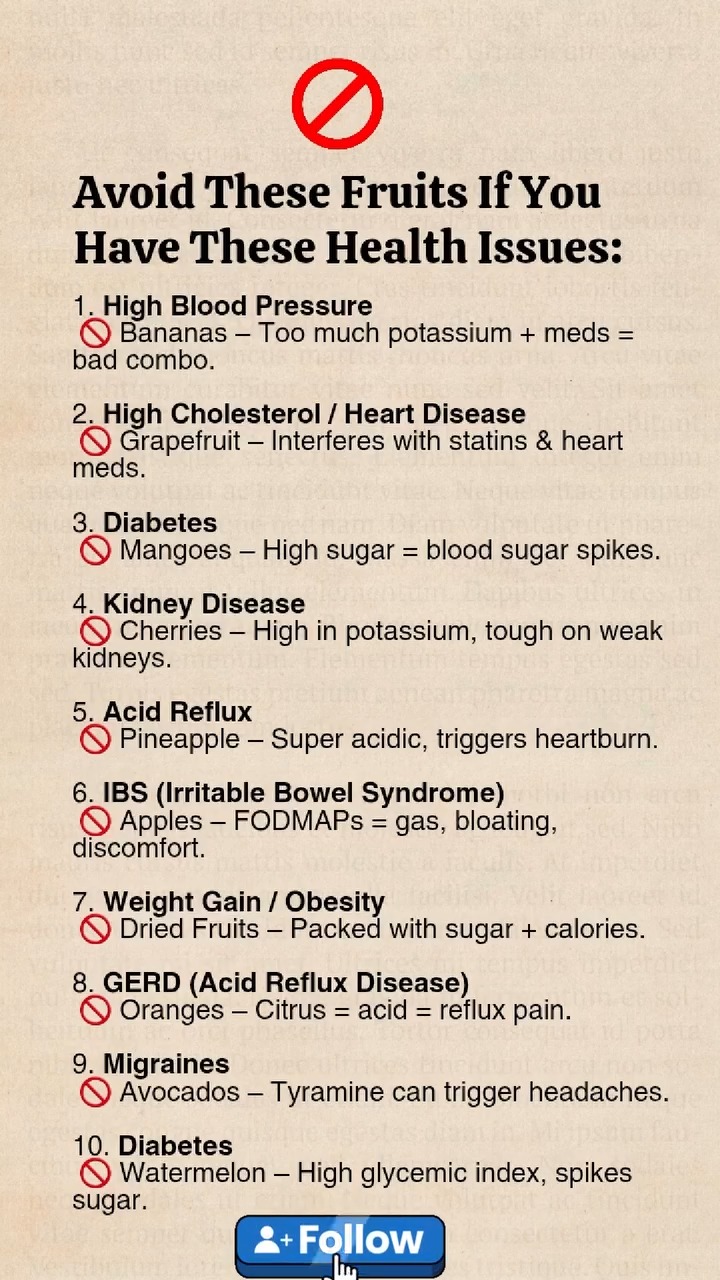 Avoid these fruit if you have these health issues | Health Tips Tricks ...