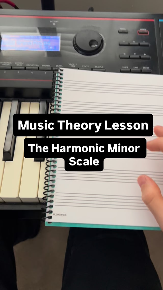 In this music theory piano lesson I explain how to build the harmonic ...