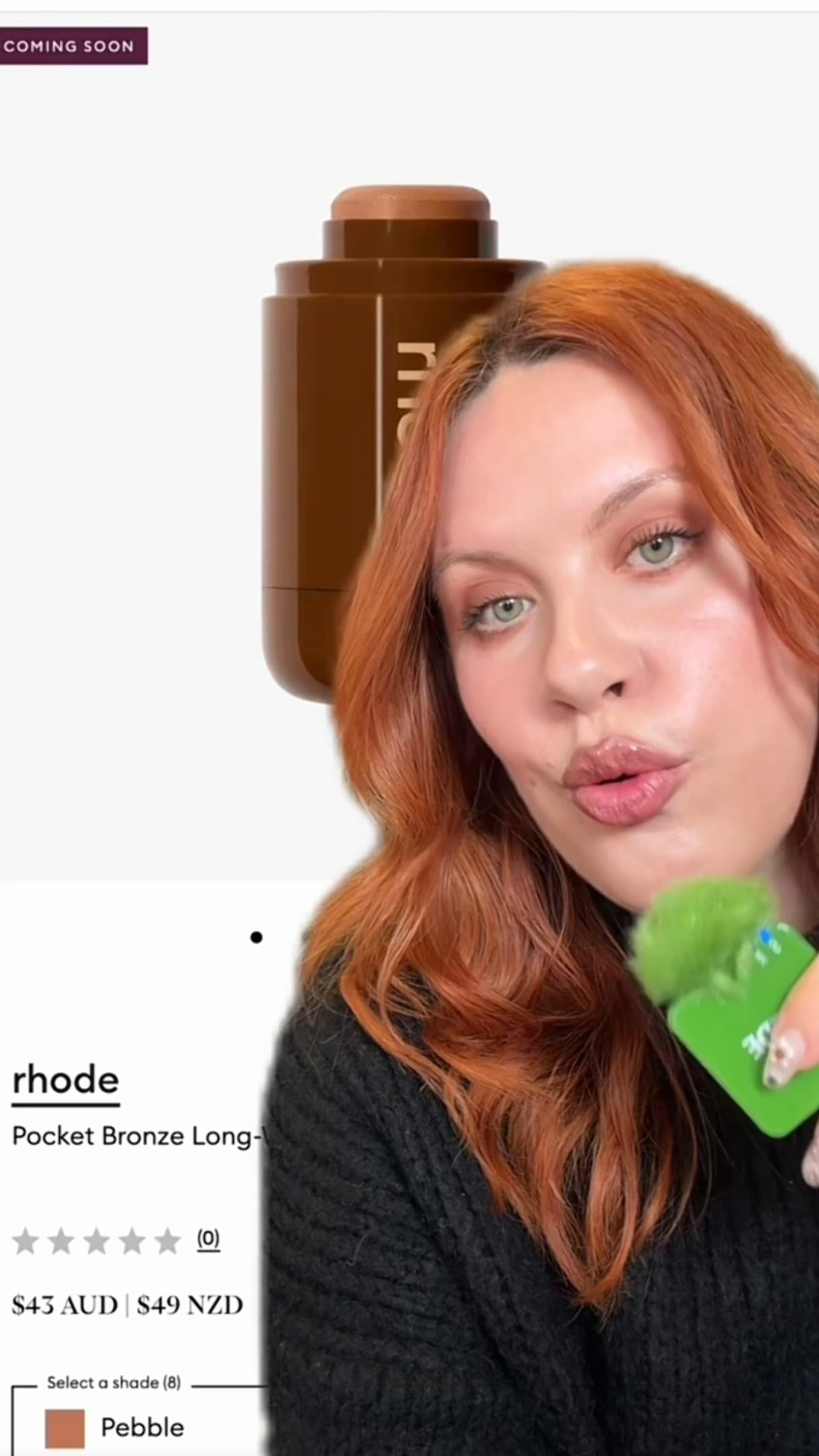 rhode skin pocket bronzers are launching at MECCA !! Here