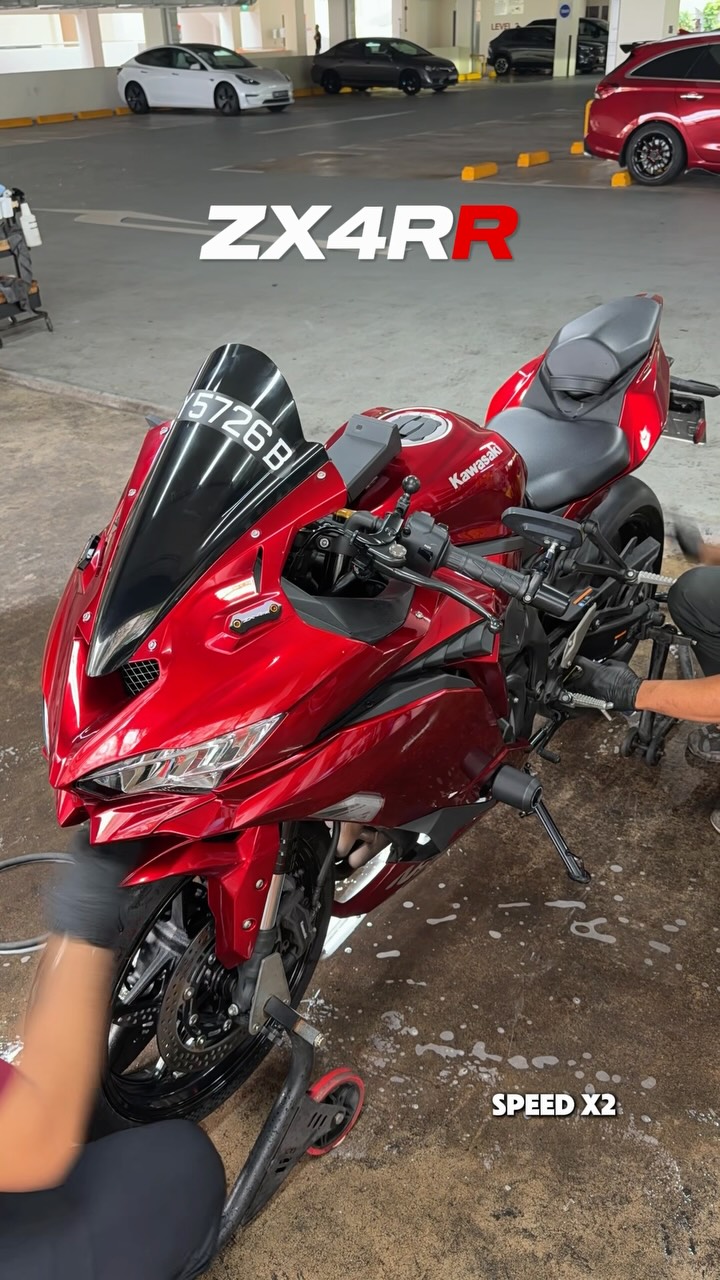 Ｍ Ever wondered what's included in our Wash & Wax? 👀🏍️✨ More